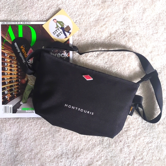 Danton Japan Shoulder Bag - Black Cordura - Picture 2 of 7